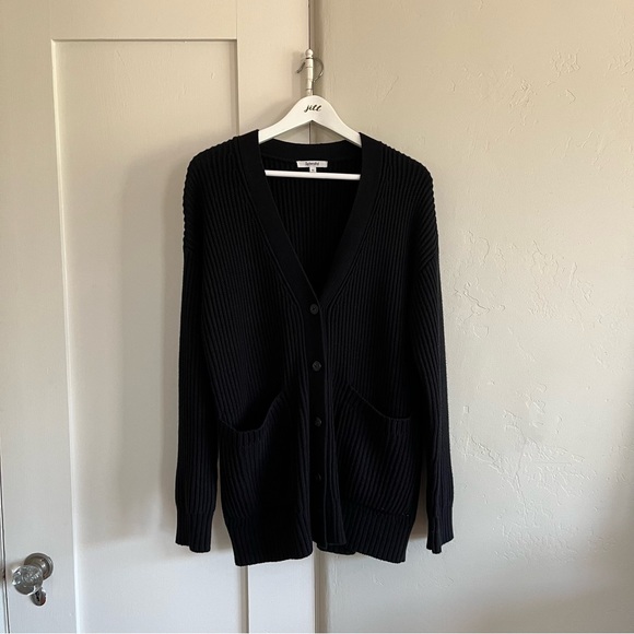 🤍 euc | splendid | Gigi oversized silk-blend cardigan - Picture 2 of 6